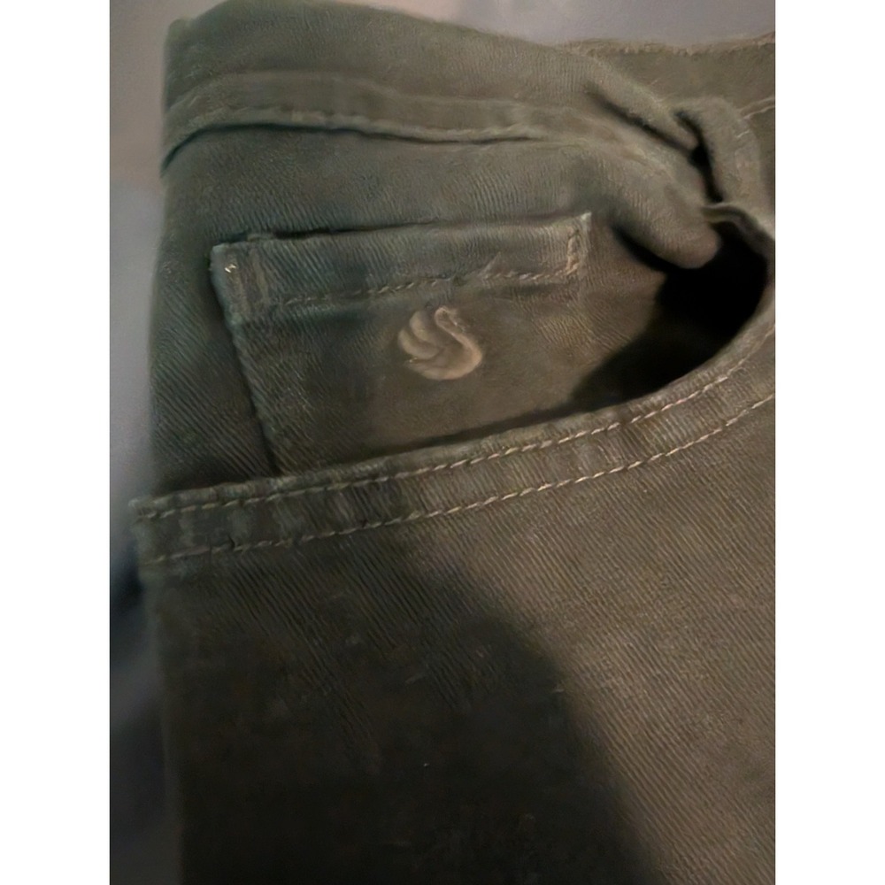 Gloria Vanderbilt High Rise Straight Leg Black Dark Wash Denim Jeans Women's 14S - Picture 4 of 11